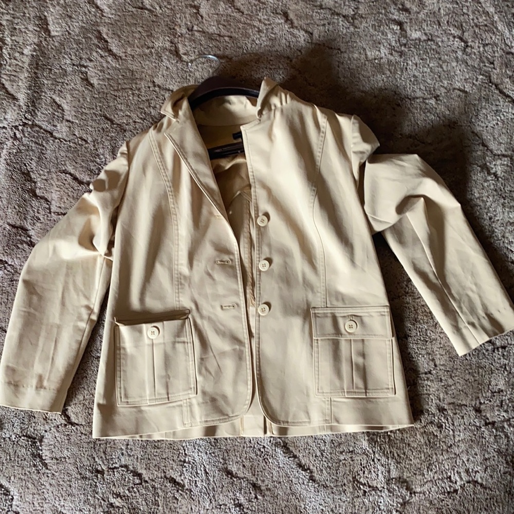 Very stylish jacket very comfy a beautiful color